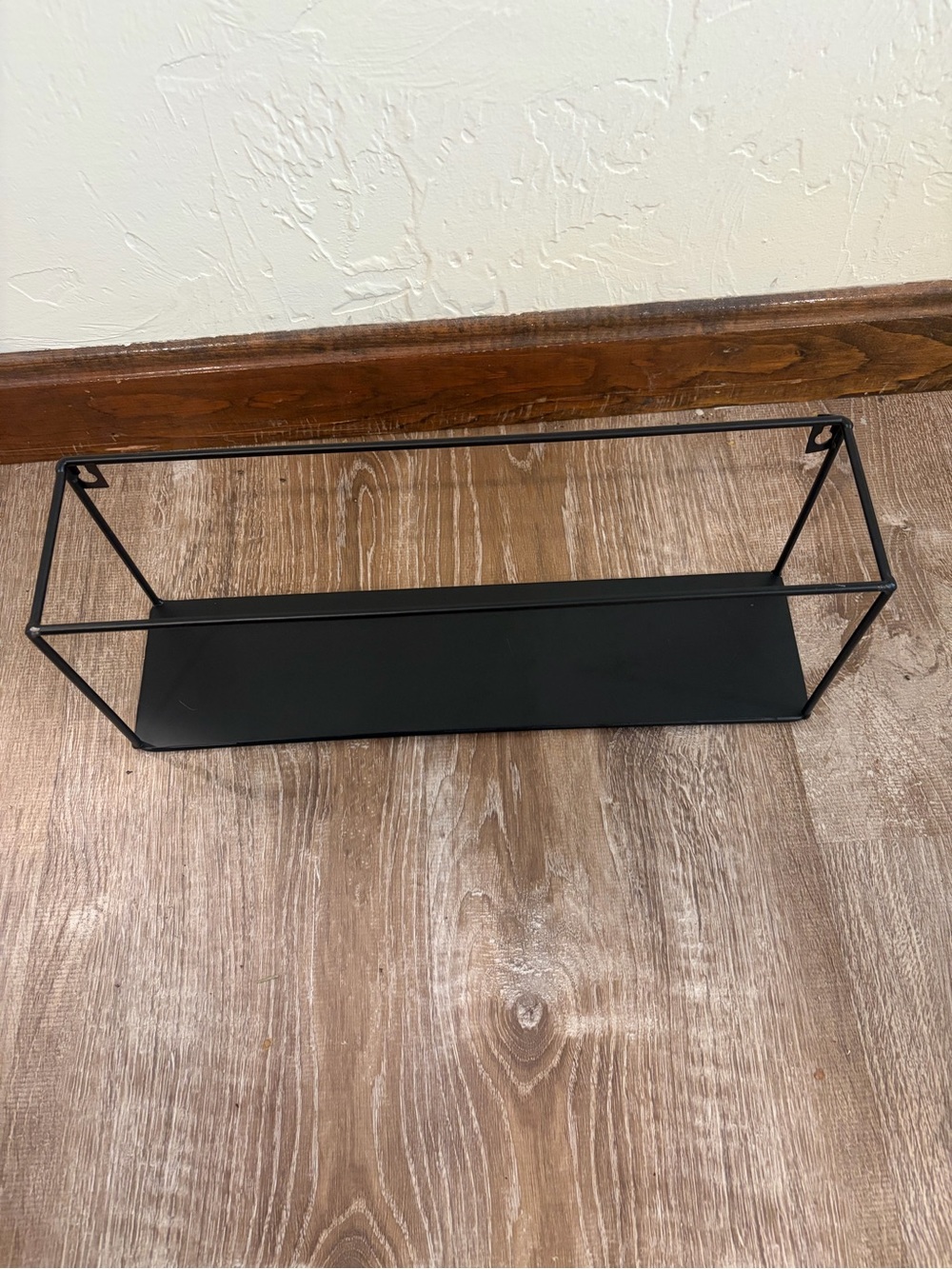 Black Metal Wall Shelf - Home Wall Decor